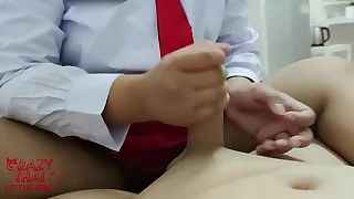 My cute asian girlfriend wear Pupil uniform and Sex very Hard and Horny